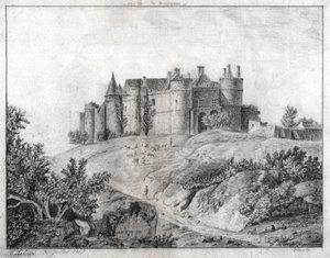 Kasteel van Montargis door French School
