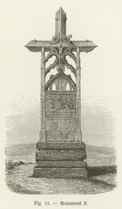 Monument B door French School