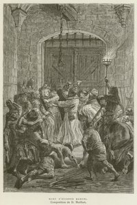 Dood van Etienne Marcel door French School