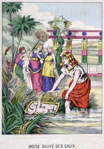 Mozes gered uit het water - in 