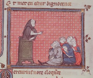 Ms 1044 fol.67 De preek, uit Ovide Moralise geschreven door Chretien Legouais