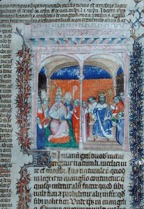 Ms 1290 De Paus en de Koning, uit 