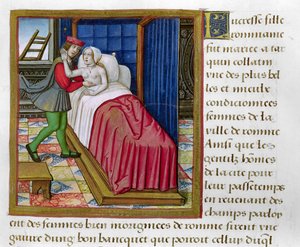 Ms 17 Lucretia, uit Vie des Femmes Celebres, c.1505 door French School