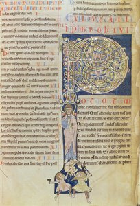 Ms 2 fol.3v t.1 Geïllustreerde initiaal 
