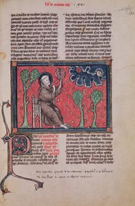 Ms 320 Fol.192 De Hemelen, uit De Natura rerum door Thomas van Cantimpre (1201-72) door French School