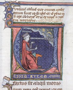 Ms 3469 Verlichting uit de Fysica door Aristoteles (384-322 v.Chr.) door French School