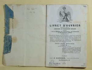 Ms 43.268.10 Frontispice van het Livret d