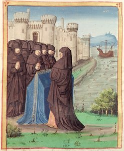 De begrafenis van Dido, uit De Aeneis van Vergilius met een commentaar van Servius, 1469