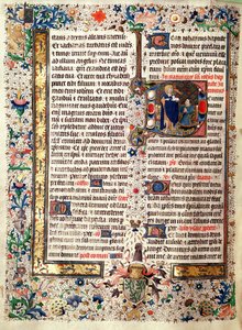 Ms 626 fol.174v Sint Johannes de Doper, uit het Missaal van Jean de Lannoy door French School