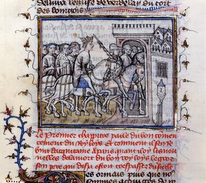 Ms 783 St. Louis (1215-70) van Frankrijk (perkament) door French School