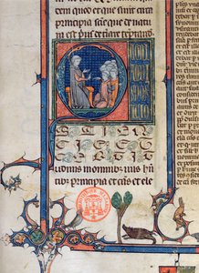 Schoolscène, 1494 door French School