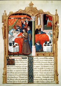 Wonderen bij het graf van St. Louis, uit Le Livre des Faiz de Monseigneur Saint Louis