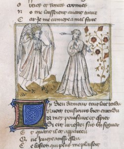 Illustratie uit Le Roman de la Rose door French School