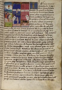 Ms Hunter 252 f.75v Hostel, uit Les Cent Nouvelles Nouvelles, 1462 door French School