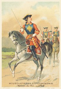 Musketeers, 2e Compagnie, Koningshuis in 1745 door French School