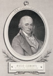 Muzio Clementi (1752-1832) gegraveerd door Alfred Lemoine