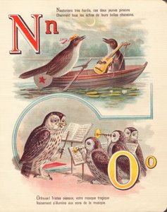 N O: Nachtegaal, navigatie, uil, orkest