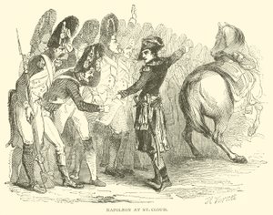 Napoleon in St Cloud door French School