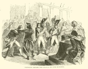Napoleon voor de raad van vijfhonderd