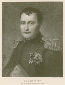 Napoleon in 1813 door French School