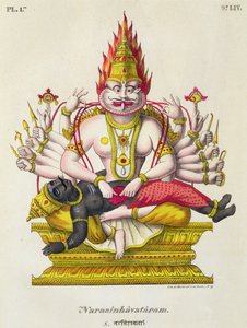 Narasimha, gegraveerd door de Marlet