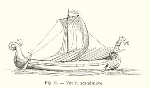 Scandinavisch schip door French School