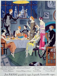 Oudejaarsavond, modeplaat uit Art, Gout, Beaute, gepubliceerd in Parijs, december 1923