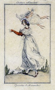 Normandisch traditioneel kostuum: Grisette d