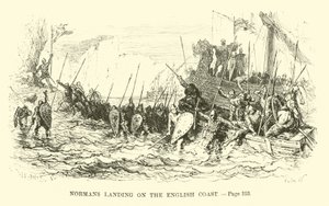Normandiërs landen aan de Engelse kust