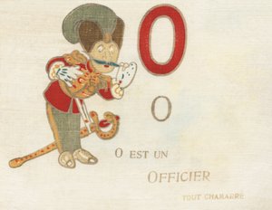 O is een gevechtsofficier. door French School