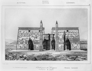 Obelisken van Luxor, 1869 door French School