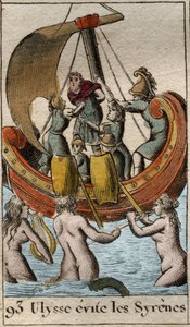 Odyssee van Homerus: Odysseus vermijdt de val van het lied van de sirenen. Uit 