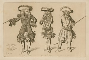 Officieren van Koning Lodewijk XIV door French School