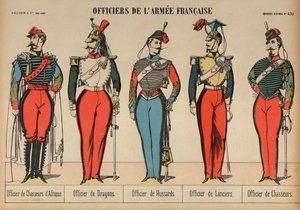 Officieren van het Franse leger