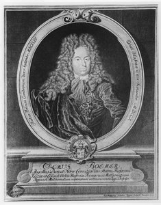 Olaus Romer (gravure) door French School