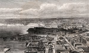 Oran - Algerije - gravure in 
