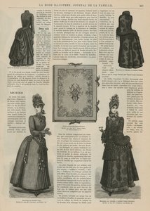 Pagina uit La Mode Illustrée door French School