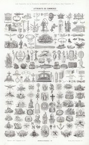 Pagina uit Vignettes Typographiques door French School