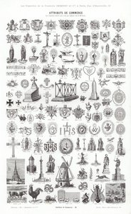 Pagina uit Vignettes Typographiques door French School