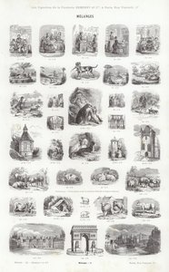 Pagina uit Vignettes Typographiques door French School