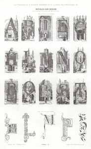 Pagina uit Vignettes Typographiques door French School