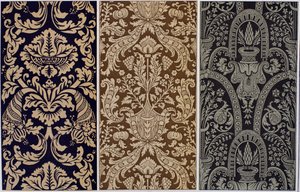 Beschilderd doek, gravure uit Dictionnaire de l