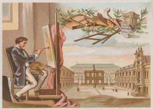 Schilder en de École des Beaux Arts, Parijs door French School