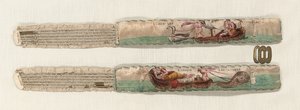 Een paar jarretels, ca. 1770-90 door French School