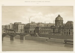 Paleis van het Instituut en Hotel des Monnaies, 1877 door French School