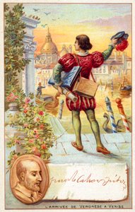 Paolo Veronese arriveert in Venetië door French School