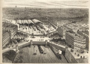 Parijs - Gare de Paris-Saint-Lazare Place de l
