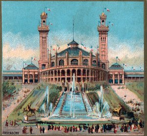 Parijs. Wereldtentoonstelling van 1889: Trocadero.