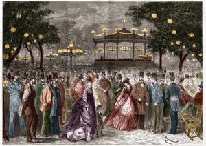 Parijs: een zomerse vrijdag bij het Champs-Elysees concert.