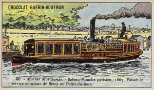Parijse bateau-mouche door French School